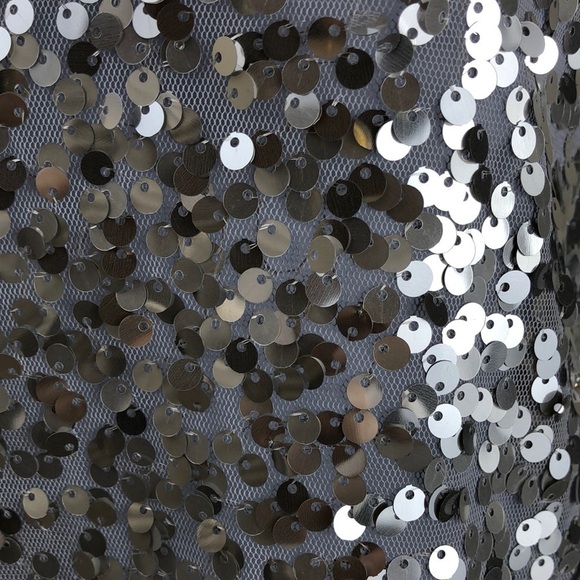 Free People Silver Sequence top - Picture 3 of 4